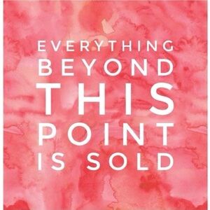 EVERYTHING SOLD PAST THIS POINT! ❤️